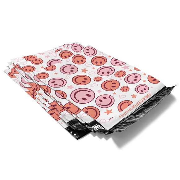 25 Pack - Sassy Smiles 10x13 Inch Poly Mailer | Super Thick Poly Mailers - Picture 3 of 3